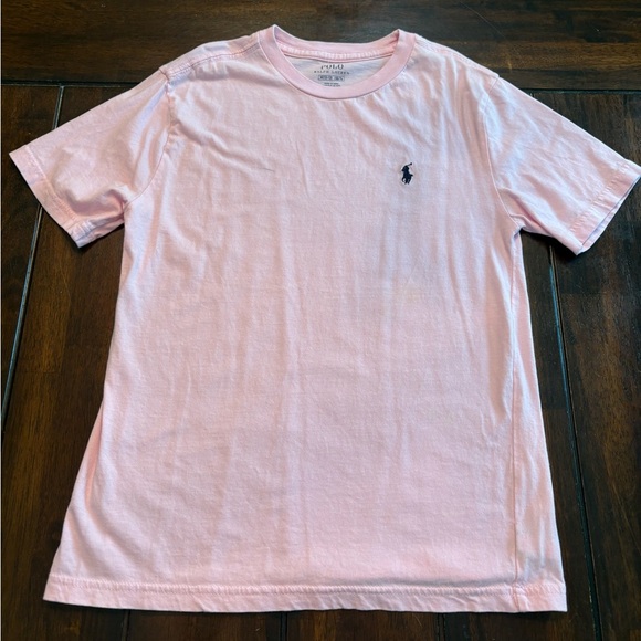 Polo Ralph Lauren Other - Boys Polo Ralph Lauren Pink V Neck Short Sleeve Shirt Size Medium